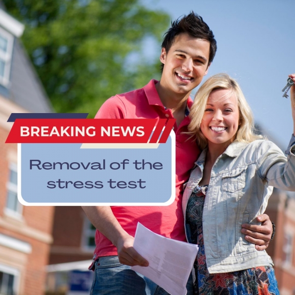 Removal of Mortgage Stress Tests