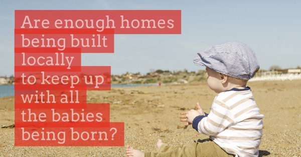 More Than Seven Babies Born for Every New Home Built in the Past Five Years in B