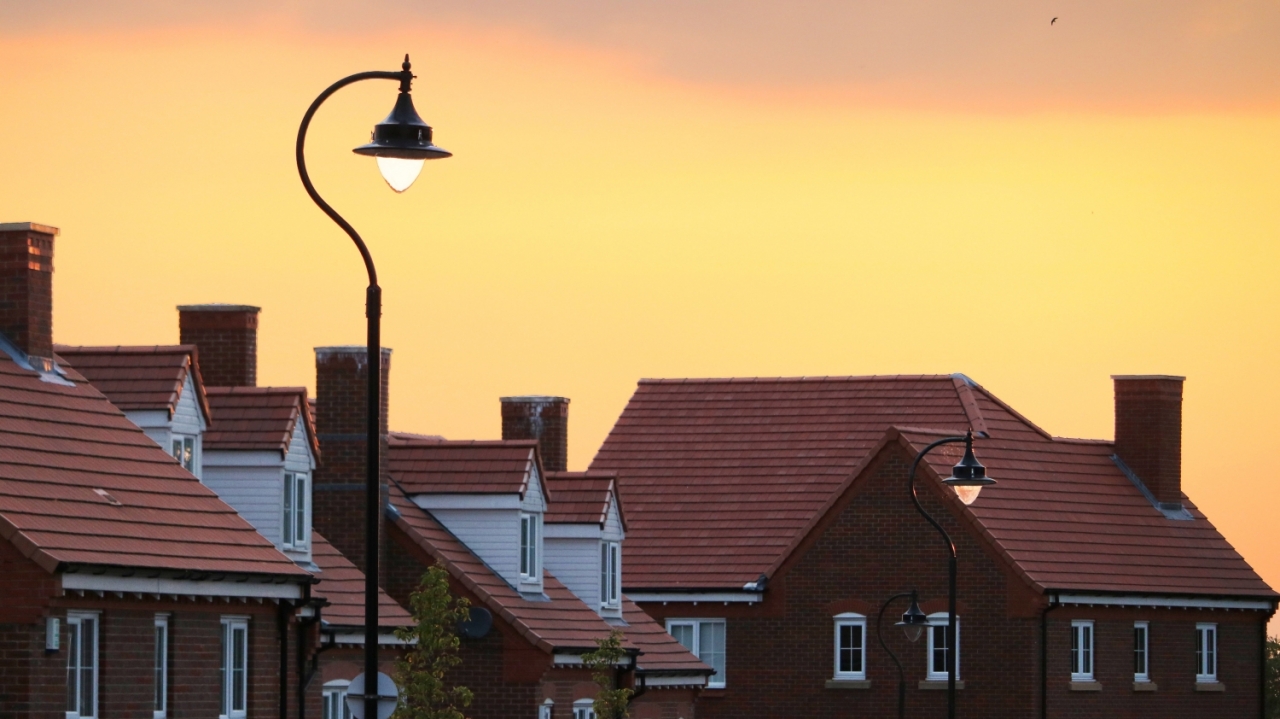 >June sunset on property market
