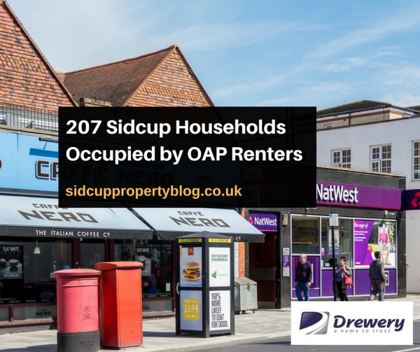 207 Sidcup Households Occupied by OAP Renters