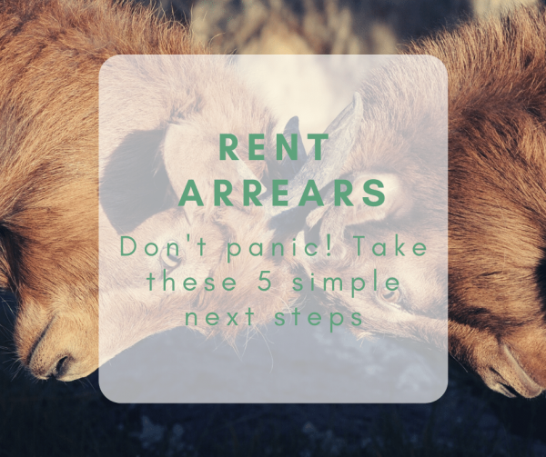 Rent Arrears: Don't panic! Take these 5 simple steps