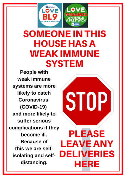 Self-Isolating? A useful poster for you home.