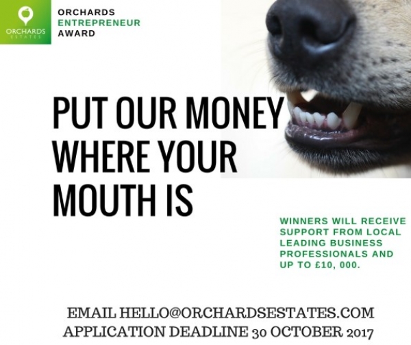 Orchards Entrepreneur Award apply now