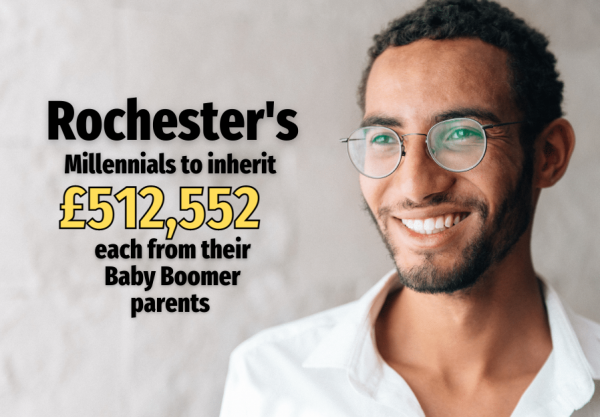 Rochester’s Millennials to Inherit £512,552 Each From Their Baby Boomer Parents