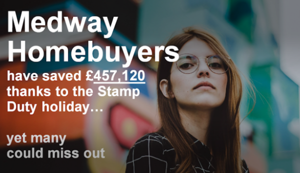 Medway Homebuyers Have Saved £457,120 Thanks to the Stamp Duty Holiday-