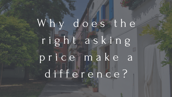 Why does the right asking price make a difference?
