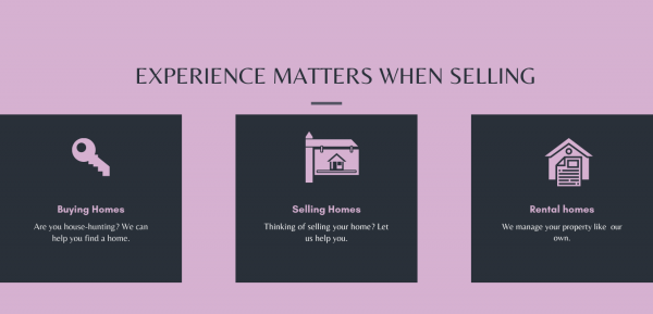 EXPERIENCE MATTERS WHEN SELLING