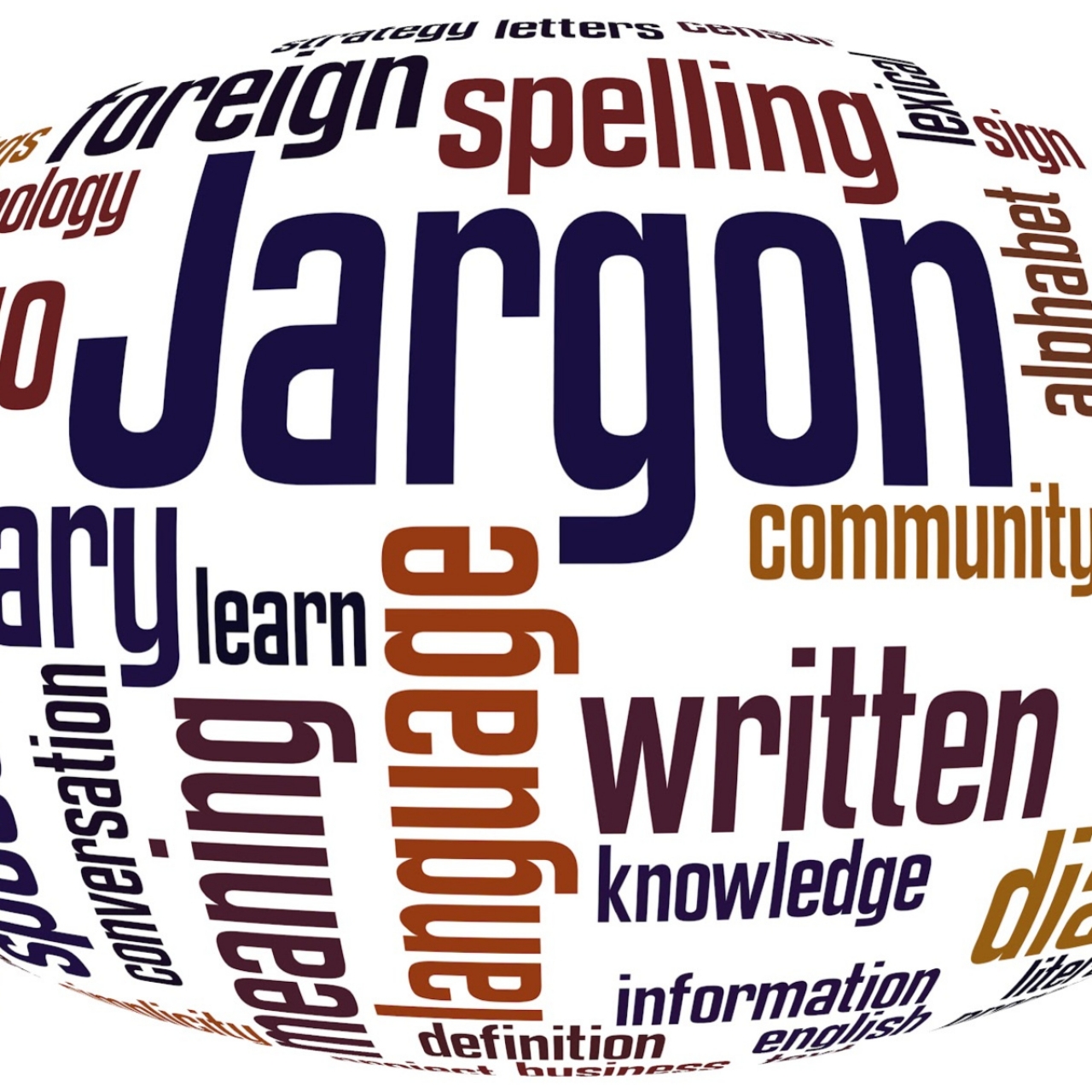 >Image of the word 'jargon'