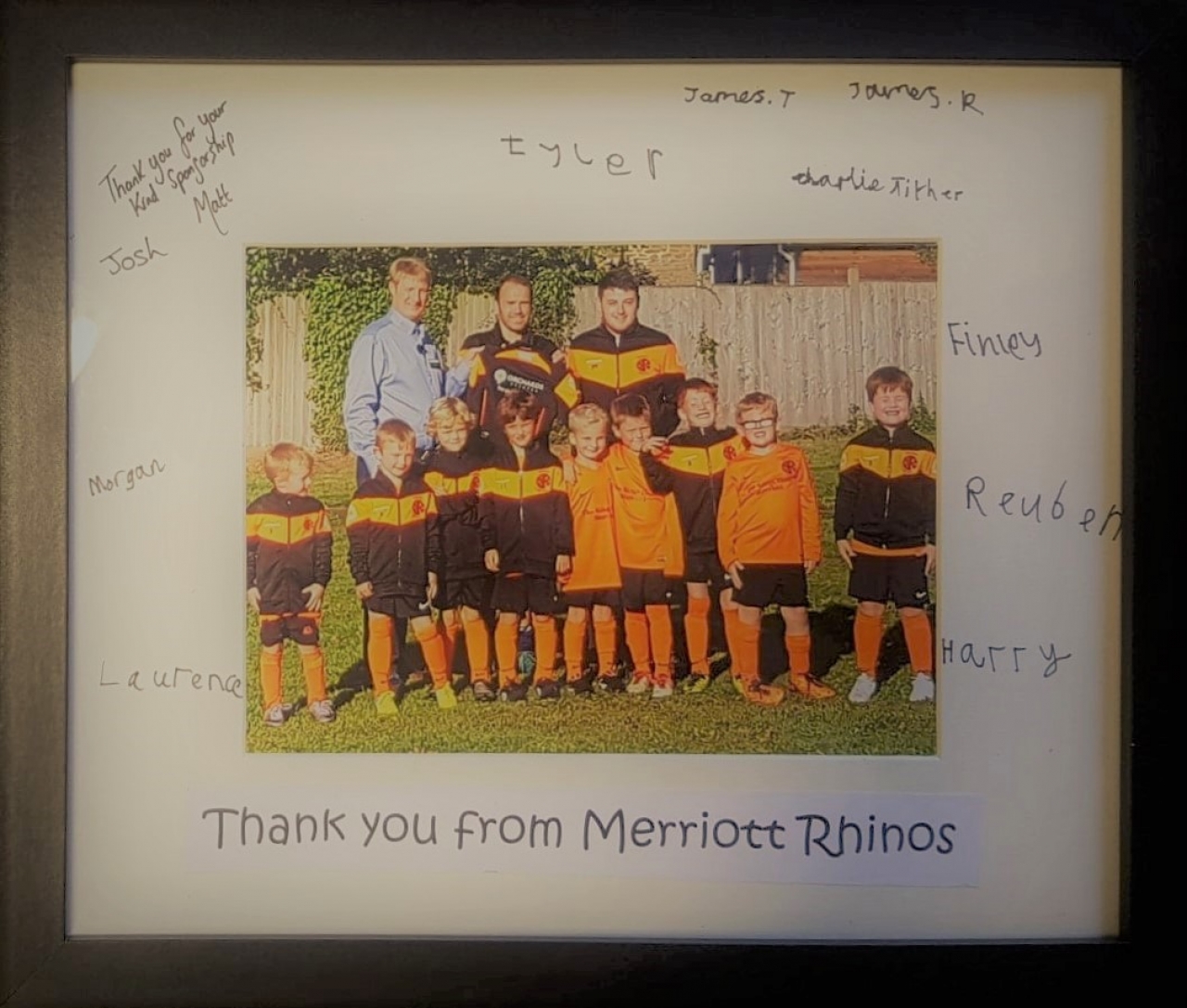 merriott rhinos football club sponsors