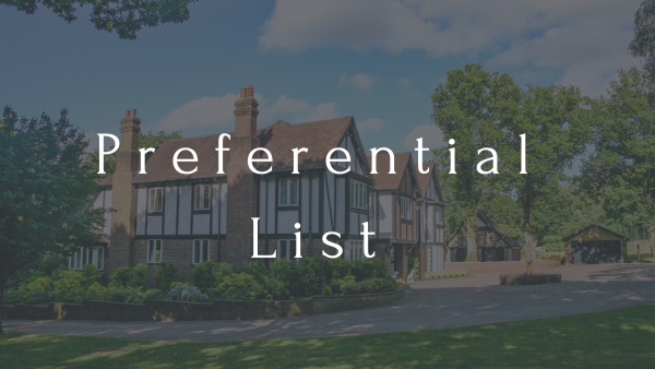 Distinctive Homes' Preferential List For Kent Homeowners!
