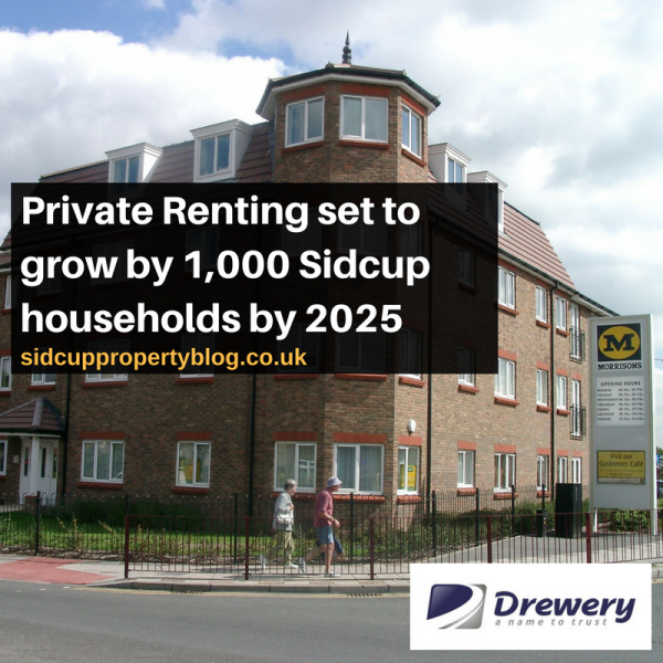 Private Renting set to grow by 1,000 Sidcup households by 2025