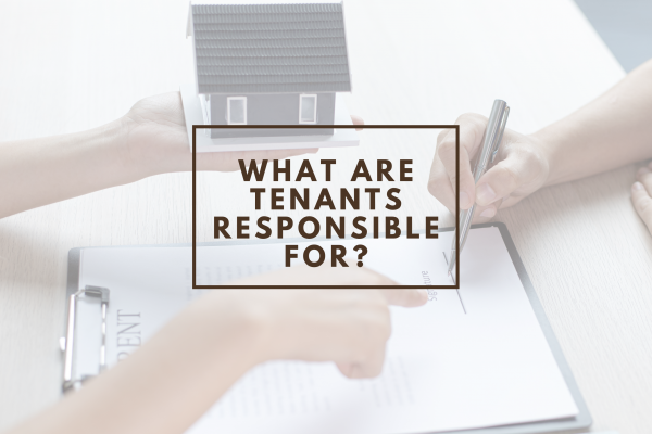 What are tenants responsible for?