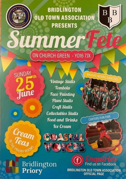 THINGS TO DO IN AND AROUND BRIDLINGTON THIS WEEK