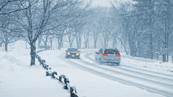 Driving not gliding in the snow!