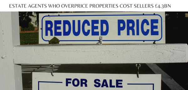 Estate agents who overprice properties cost sellers £4.3bn