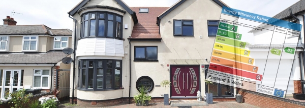 Which green features do homes with high EPC ratings have?