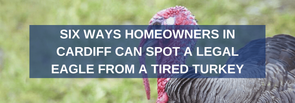 Six Ways Homeowners in Cardiff Can Spot a Legal Eagle From a Tired Turkey