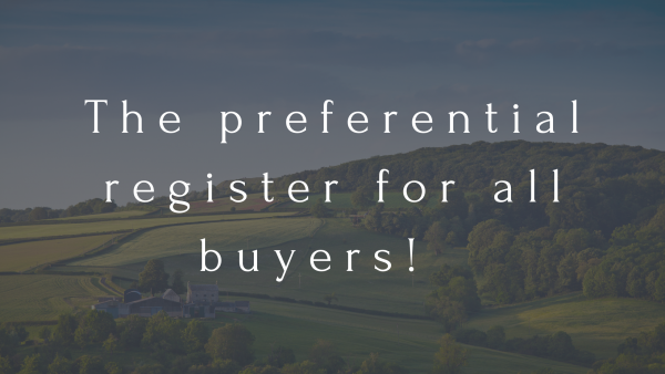 Preferential list for Kent buyers and sellers!