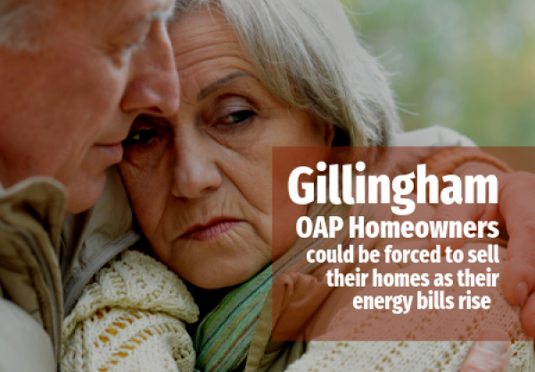 12,177 Gillingham OAP Could be Forced to Sell Their Homes as Energy Bills Rise