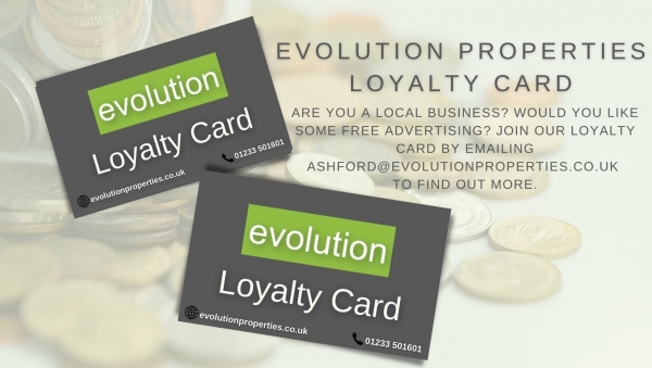 Our New Evolution Properties Loyalty Card Scheme!