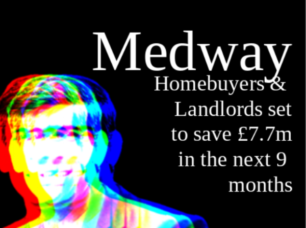 Medway Home Buyers & Landlords Set to Save £7,711,950 in Stamp Duty Over Next Ni