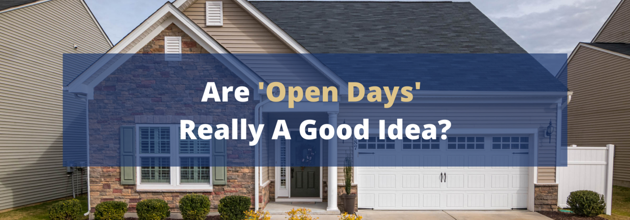 >ARE OPEN DAYS REALLY A GOOD IDEA?