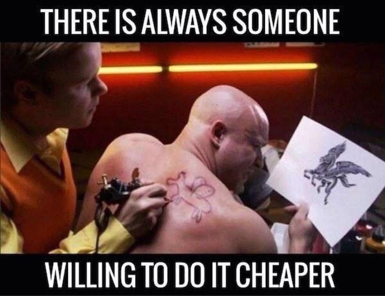 >You only get what you pay for