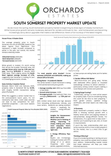 SOUTH SOMERSET PROPERTY UPDATE - VOLUMN 2 MARCH 2025