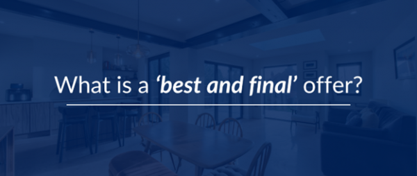 What is a ‘best and final’ offer?