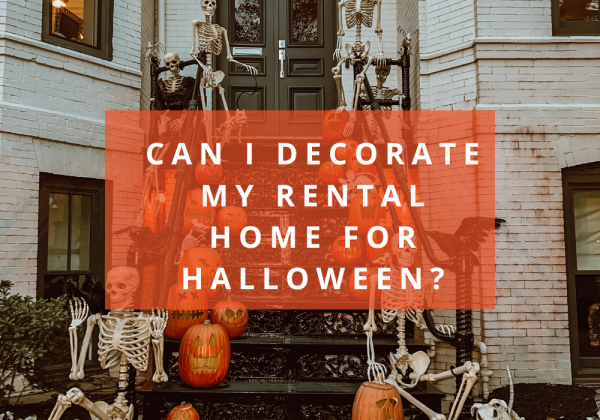 Can I decorate my rental home for Halloween?