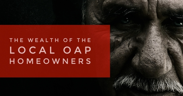 83.4% of Sidcup OAP’s own their own home … and they are worth £2,044.9m