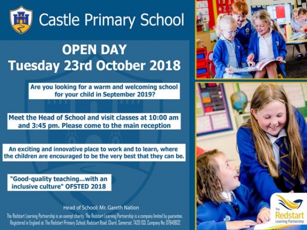 Open Day: Castle Primary School, Stoke sub Hamdon