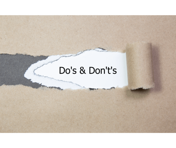 Renting - The Do’s and Don'ts