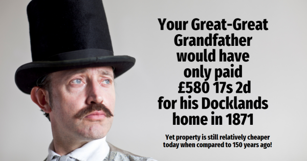 Your Great-Great Docklands Grandfather Would Have Only Paid £580 17s 2d for His