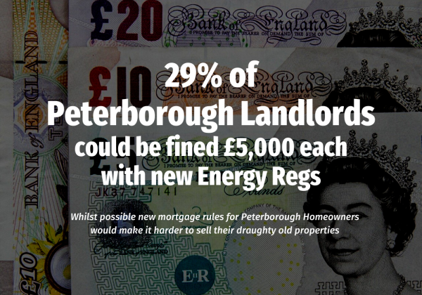 29% of Peterborough Landlords Could be Fined £5,000 each with New Energy Regs