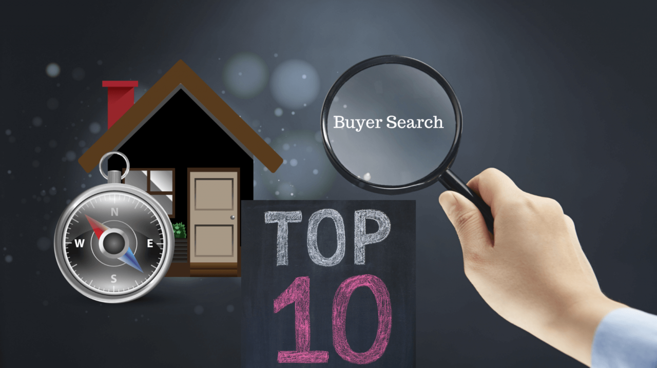 >Top 10 buyer priorities for house search