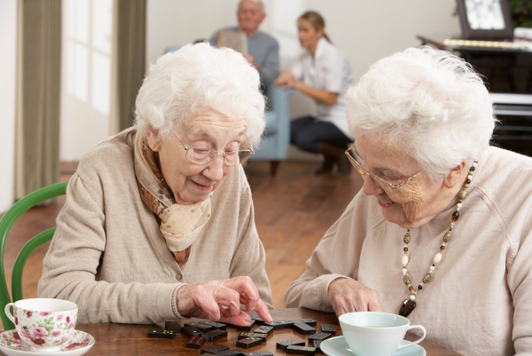 Mum Enjoying Her Retirement Home