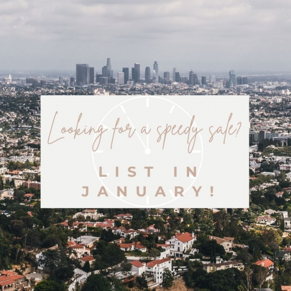 Why January is a good time to list your home for sale...
