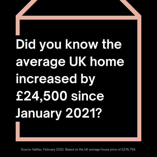 Halifax property market update for UK.