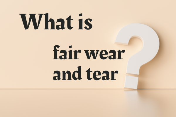 What is fair wear and tear?