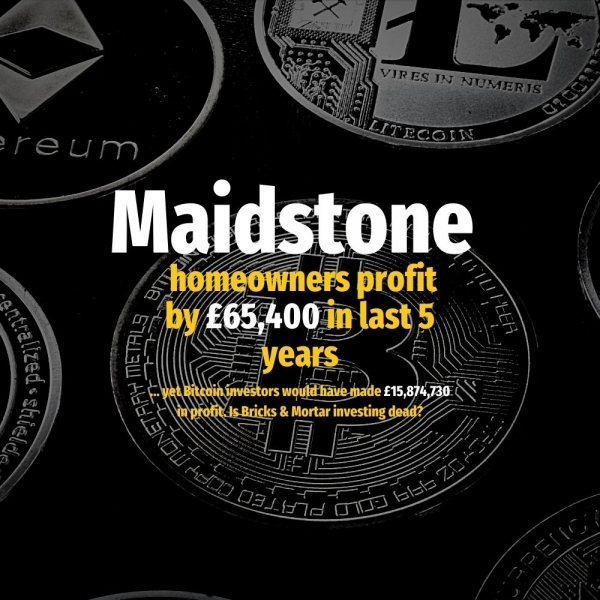 Maidstone Homeowners Profit By £65,400 in Last 5 Years