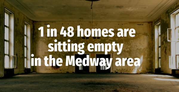 1 in 48 homes are sitting empty in the Medway area