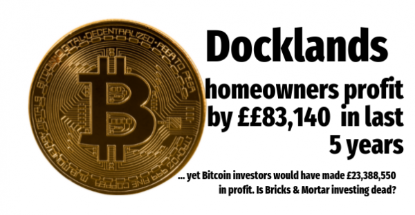 Docklands Homeowners Profit By £83,140 in Last 5 Years