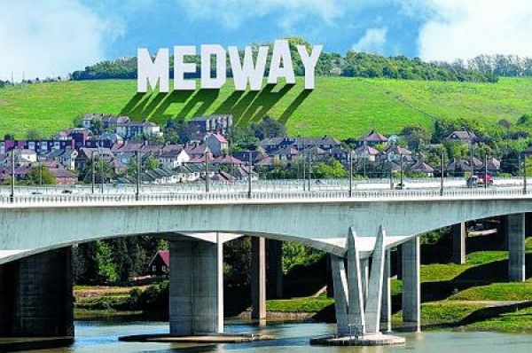 Which Medway property has out-performed the UK market average by 21%?