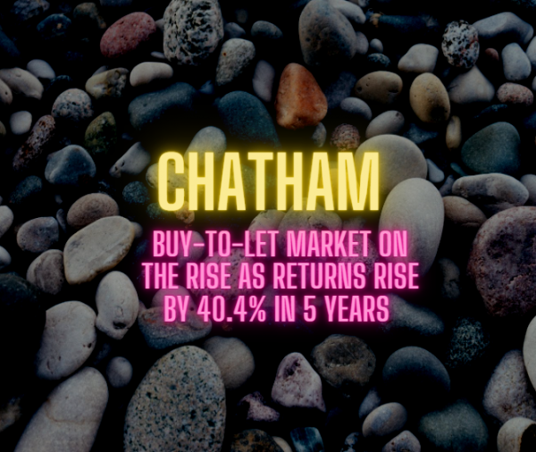 Chatham Buy-to-Let Market on the Rise as Returns Rise by 40.4% in 5 Years