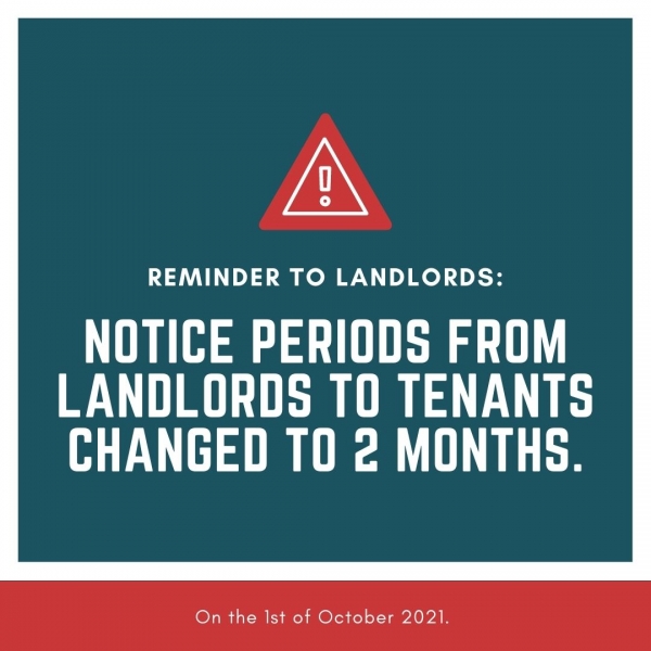 Change of time with notice periods.