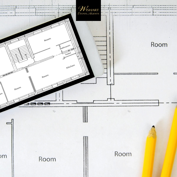 Why is it important to look at the floor plan of a property?