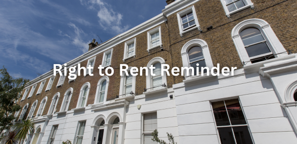 Right to Rent Reminder