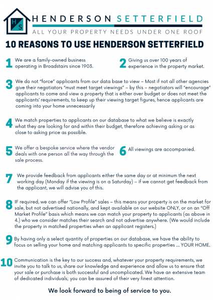 Why use Henderson Setterfield?