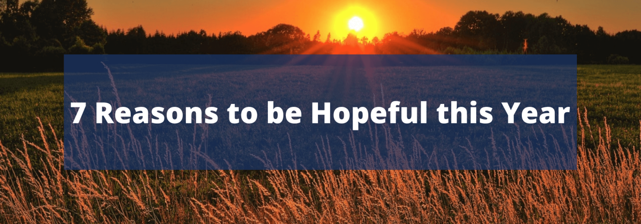 >7 Reasons to be Hopeful this Year